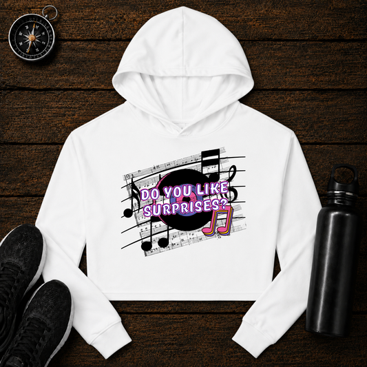 Vinyle Crop Hoodie