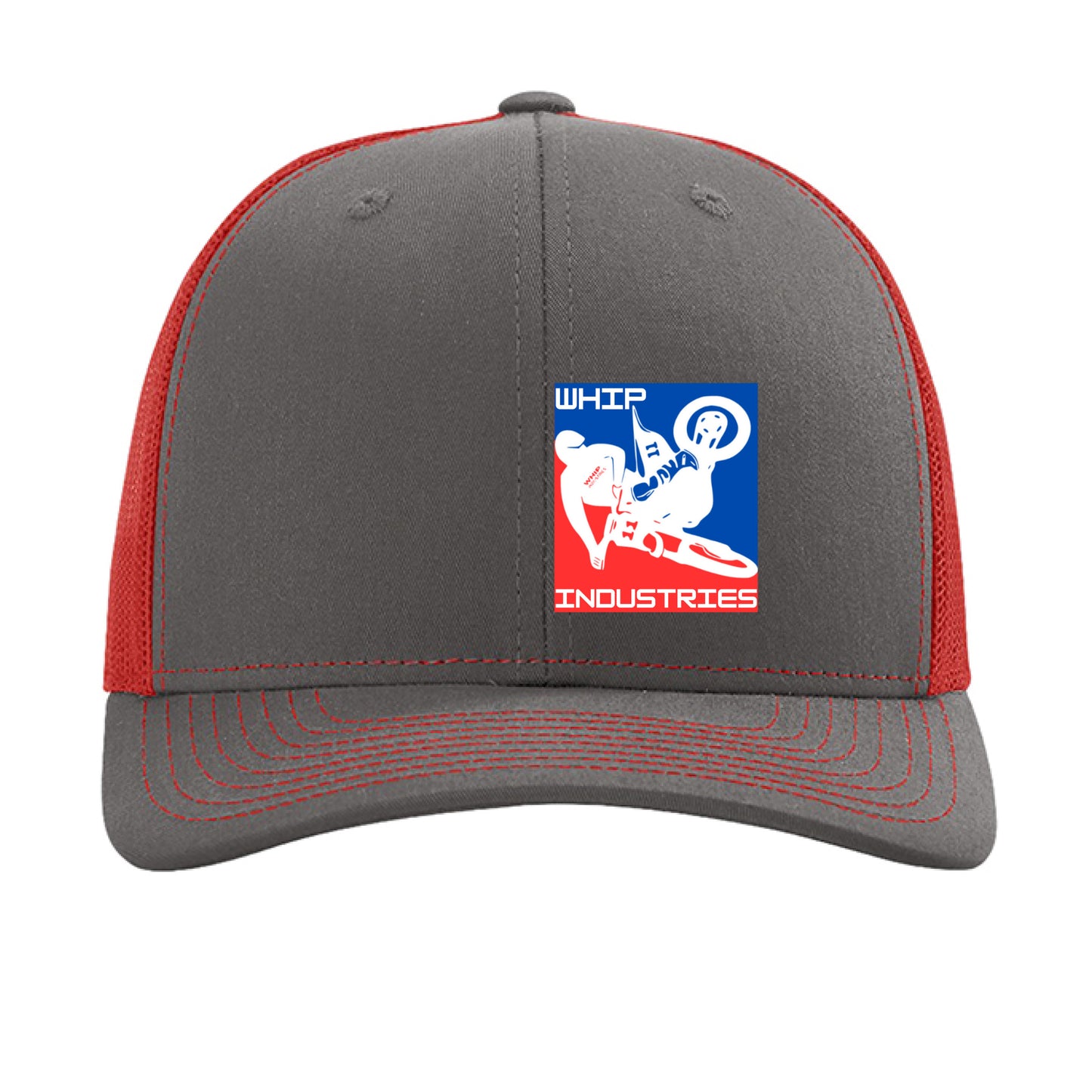 Charcoal/ Red - FRONT