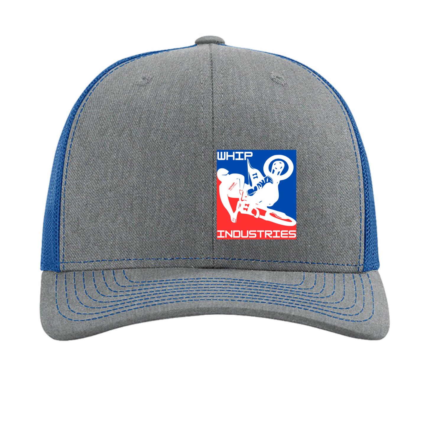 Heather Grey/ Royal - FRONT