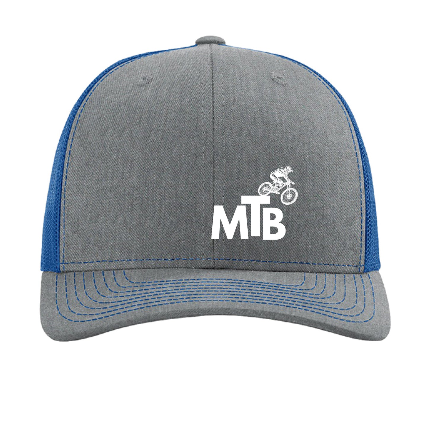 Heather Grey/ Royal - FRONT