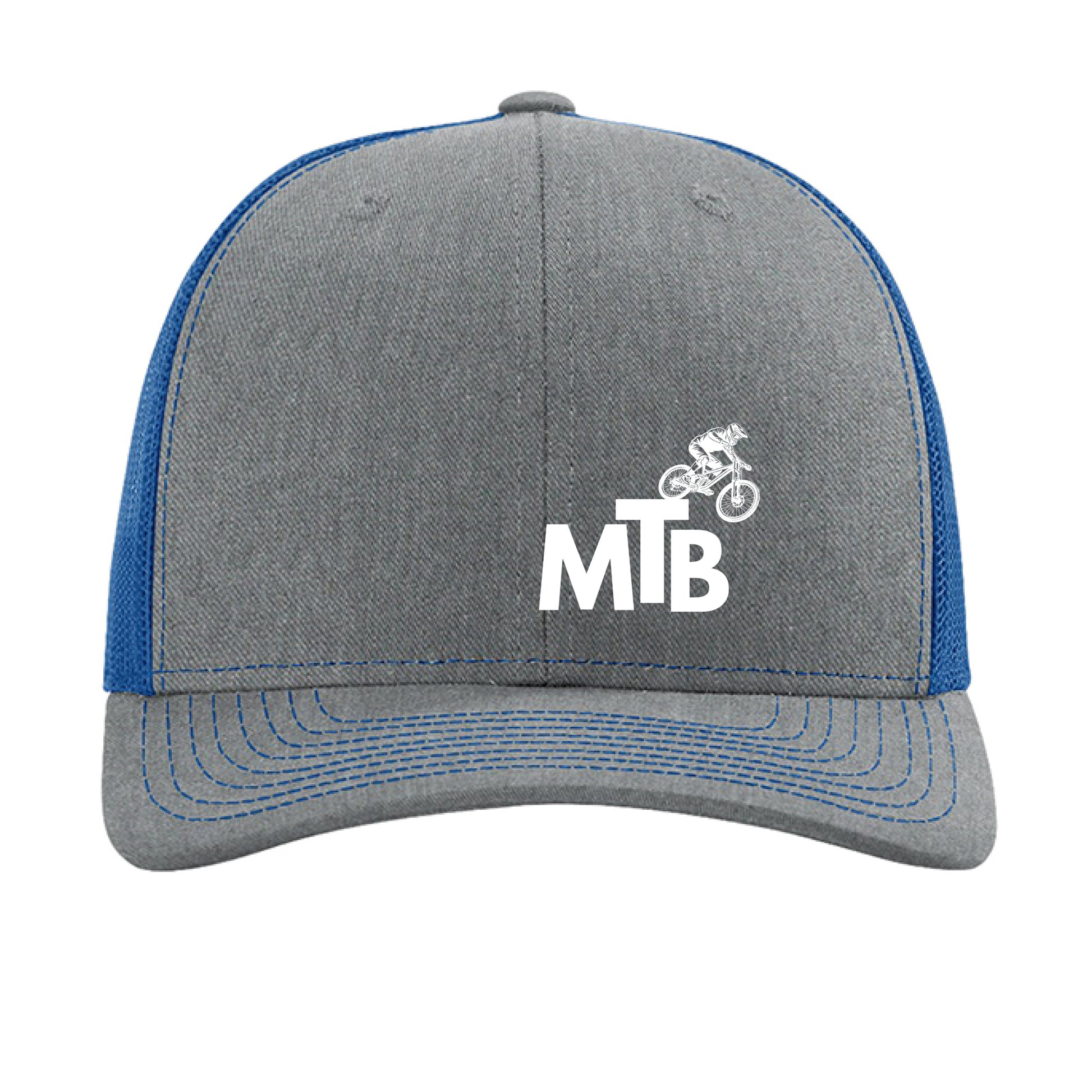 Heather Grey/ Royal - FRONT