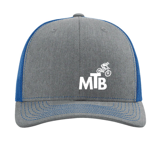 Heather Grey/ Royal - FRONT